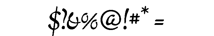 Willard Sniffin Script Light Font OTHER CHARS