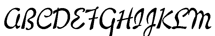 Willard Sniffin Script Light Font UPPERCASE