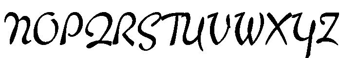 Willard Sniffin Script Light Font UPPERCASE