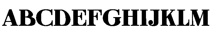Winchell Regular Font UPPERCASE