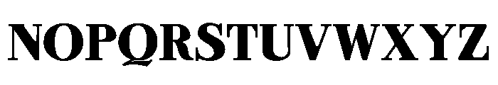 Winchell Regular Font UPPERCASE
