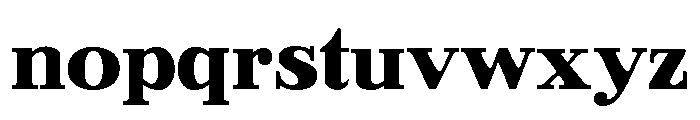 Winchell Regular Font LOWERCASE