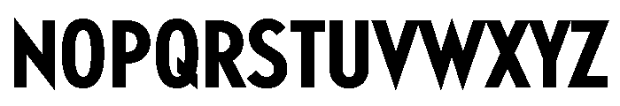 Windlesham Condensed Bold Font UPPERCASE