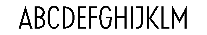 Windlesham Condensed Book Font UPPERCASE