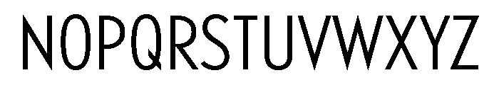 Windlesham Condensed Book Font UPPERCASE