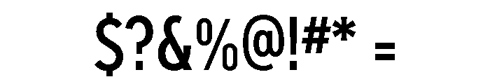 Windlesham Condensed Medium Font OTHER CHARS