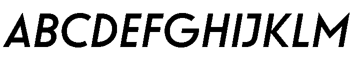 Windlesham Medium Italic Font UPPERCASE