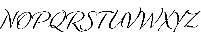 Winsome Regular Font UPPERCASE