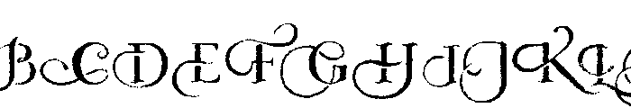 Winter Holidays Alternates Font UPPERCASE