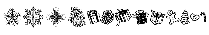 Winter Wallflowers Regular Font UPPERCASE