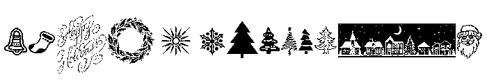 Winter Wallflowers Regular Font UPPERCASE