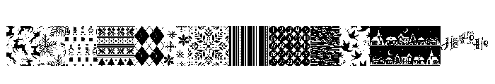 Winter Wallflowers Regular Font LOWERCASE
