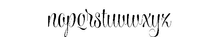 Wishes Display Regular Font LOWERCASE