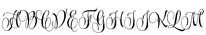 Wishes Text Bold Font UPPERCASE