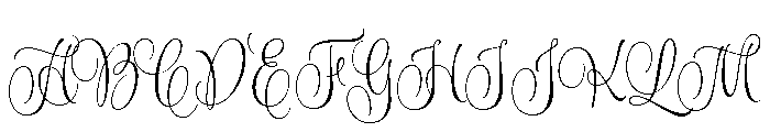 Wishes Text Light Font UPPERCASE