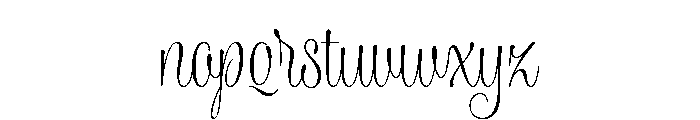 Wishes Text Light Font LOWERCASE