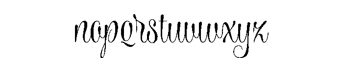 Wishes Text Regular Font LOWERCASE