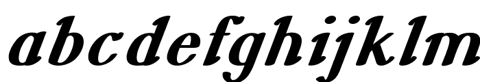 Wiggle-BoldItalic Font LOWERCASE