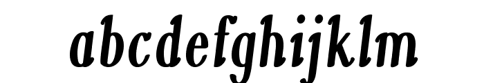 Wiggle-CondensedBold Font LOWERCASE