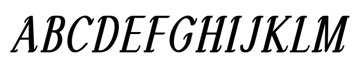 Wiggle-CondensedItalic Font UPPERCASE