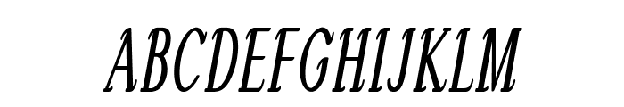Wiggle-ExtracondensedItalic Font UPPERCASE