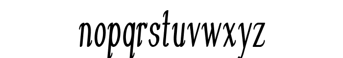 Wiggle-ExtracondensedRegular Font LOWERCASE
