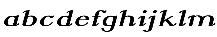 Wiggle-ExtraexpandedRegular Font LOWERCASE