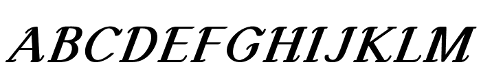 Wiggle-Italic Font UPPERCASE