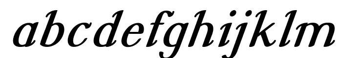 Wiggle-Italic Font LOWERCASE