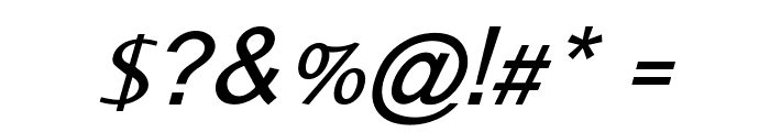 Winesap-Italic Font OTHER CHARS