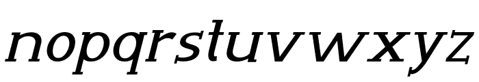 Wink-Italic Font LOWERCASE