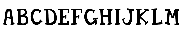 Wirggle Font UPPERCASE