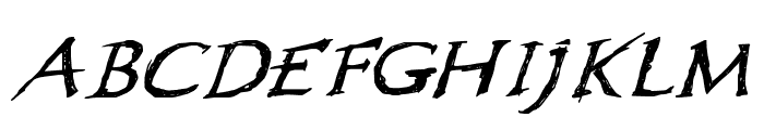 WL Scribble Flinger Font UPPERCASE