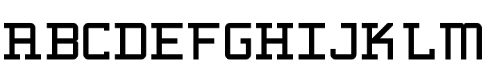 WLM 1F Round Serif Regular Font UPPERCASE