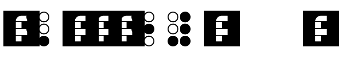 WLM Braille Regular Font OTHER CHARS