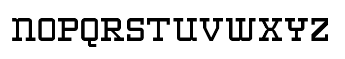 WLM Slab-Serif Regular Font UPPERCASE