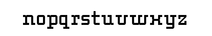 WLM Slab-Serif Regular Font LOWERCASE