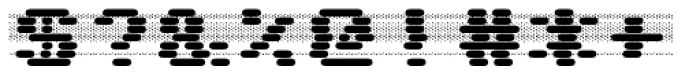 WL Dot Matrix Bad Ribbon Mono Bold Font OTHER CHARS