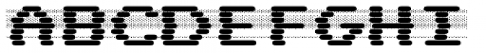 WL Dot Matrix Bad Ribbon Mono Bold Font UPPERCASE