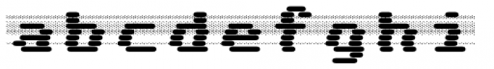 WL Dot Matrix Bad Ribbon Mono Bold Font LOWERCASE
