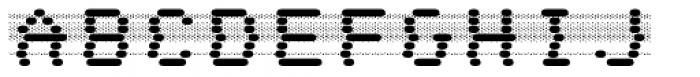 WL Dot Matrix Bad Ribbon Mono Font UPPERCASE
