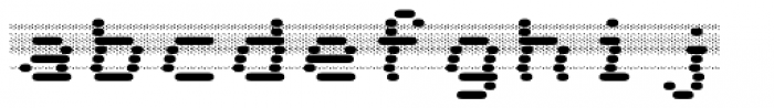 WL Dot Matrix Bad Ribbon Mono Font LOWERCASE