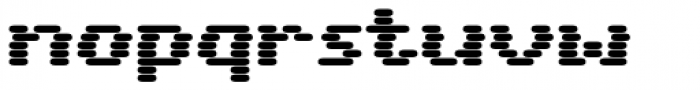WL Dot Matrix Gitch Bold Font LOWERCASE