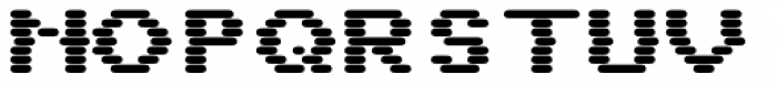 WL Dot Matrix Glitch Mono Bold Font UPPERCASE
