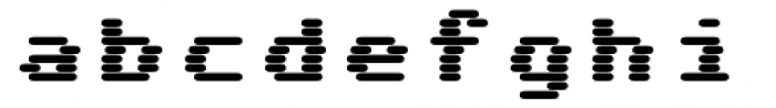 WL Dot Matrix Glitch Mono Bold Font LOWERCASE