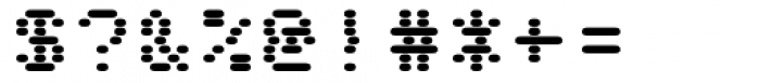WL Dot Matrix Glitch Mono Font OTHER CHARS