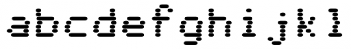 WL Dot Matrix Glitch Mono Font LOWERCASE