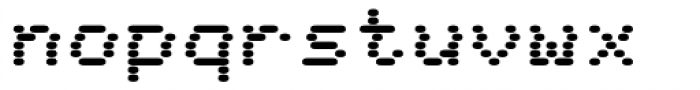WL Dot Matrix Glitch Mono Font LOWERCASE