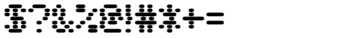WL Dot Matrix Glitch Regular Font OTHER CHARS