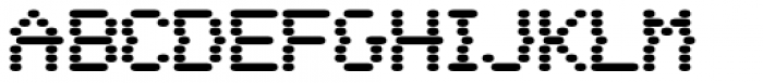 WL Dot Matrix Glitch Regular Font UPPERCASE